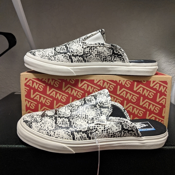vans snakeskin shoes